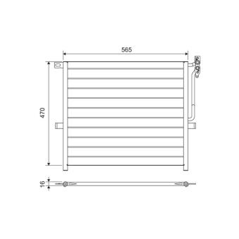 Condenseur, climatisation VALEO