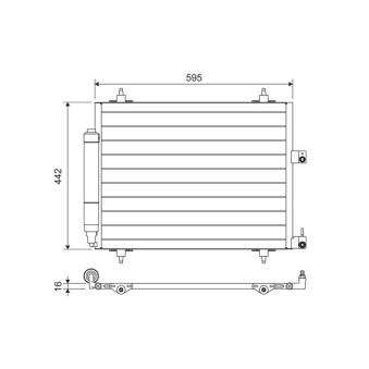 Condenseur, climatisation VALEO 817579