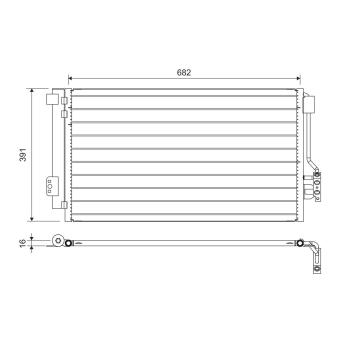Condenseur, climatisation VALEO