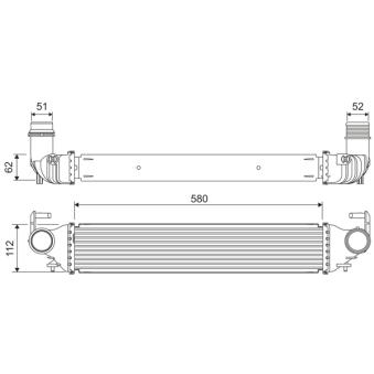 Intercooler, échangeur VALEO