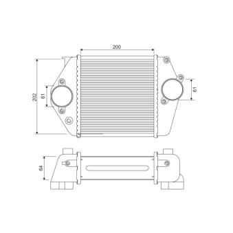 Intercooler, échangeur VALEO