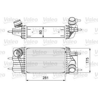 Intercooler, échangeur VALEO 818666