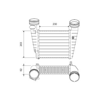 Intercooler, échangeur VALEO