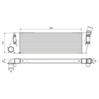 Intercooler, échangeur VALEO