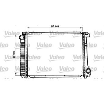 Radiateur, refroidissement du moteur VALEO 819397