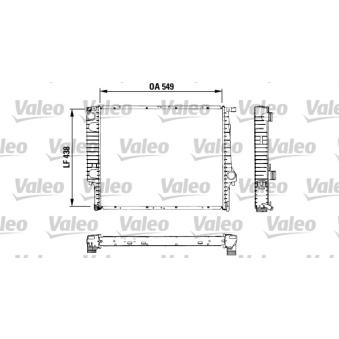 Radiateur, refroidissement du moteur VALEO 819422