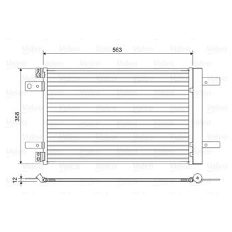Condenseur, climatisation VALEO