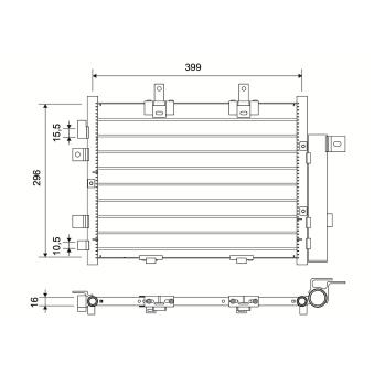 Condenseur, climatisation VALEO 822753