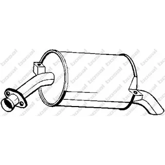 Silencieux arrière BOSAL