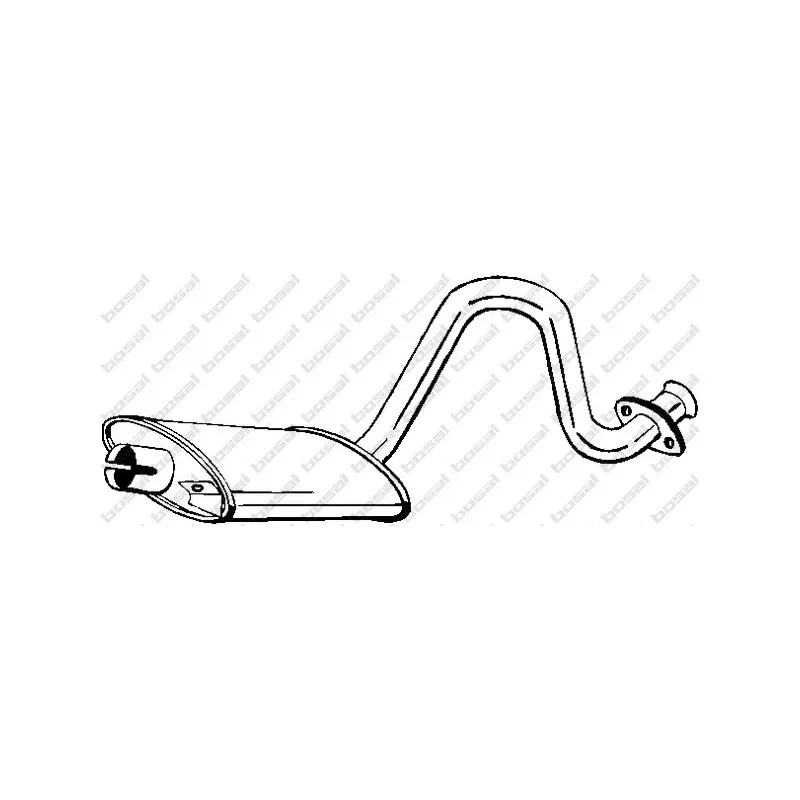 Silencieux central BOSAL 190-831