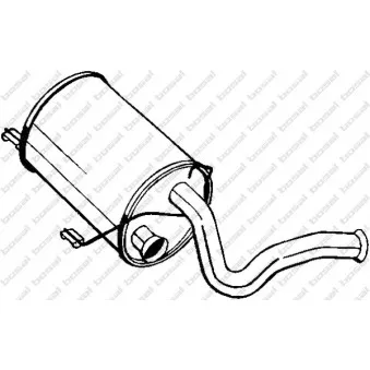 Silencieux central BOSAL