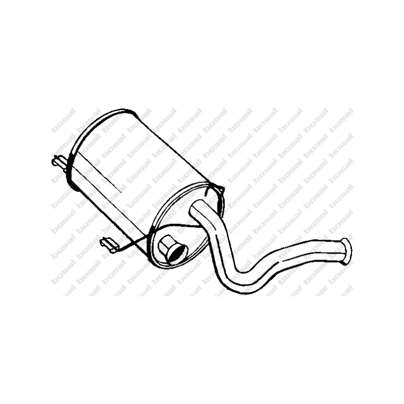 Silencieux central BOSAL 190-879