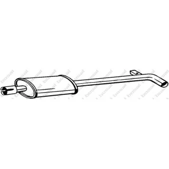 Silencieux central BOSAL 200-019