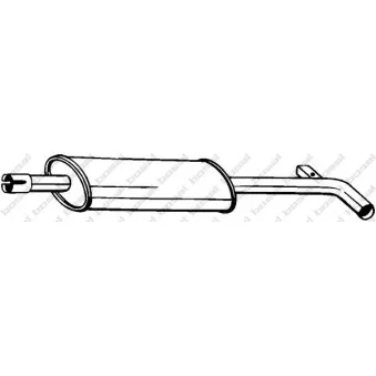 Silencieux central BOSAL 200-021