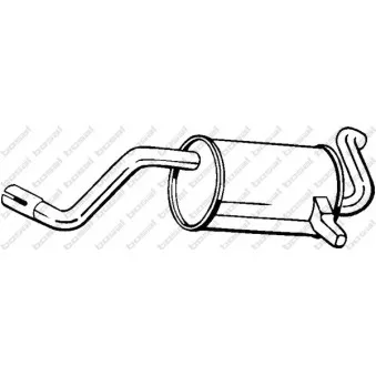 Silencieux arrière BOSAL 200-053