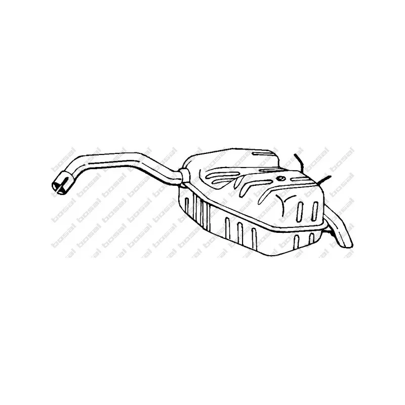 Silencieux arrière BOSAL 200-105