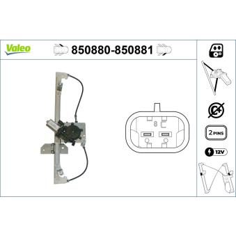 Lève-vitre VALEO 850880