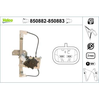 Lève-vitre VALEO 850882