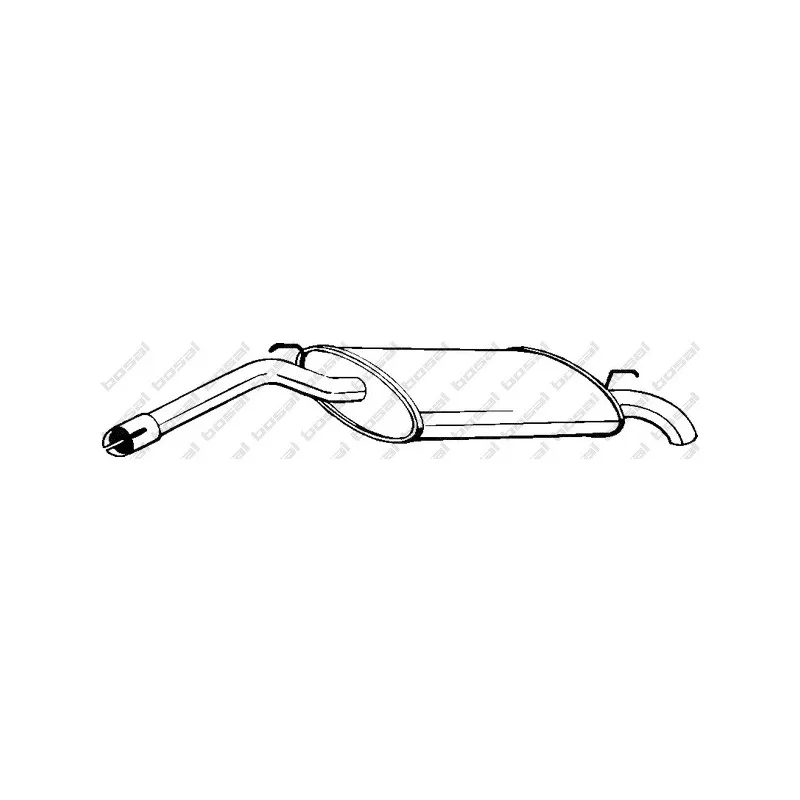 Silencieux arrière BOSAL 200-155