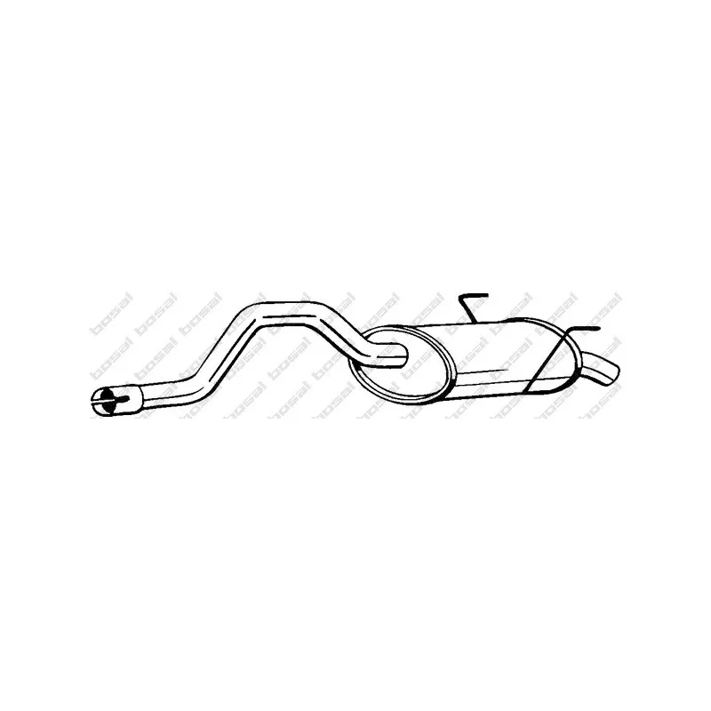 Silencieux arrière BOSAL 200-157