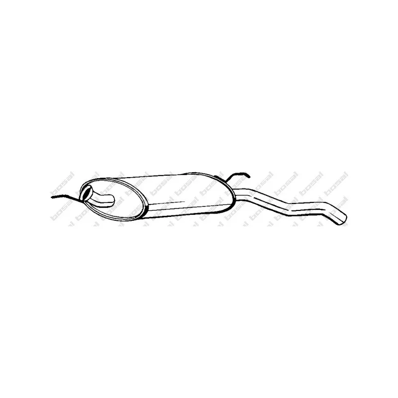 Silencieux arrière BOSAL 200-165