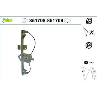 Lève-vitre VALEO 851708