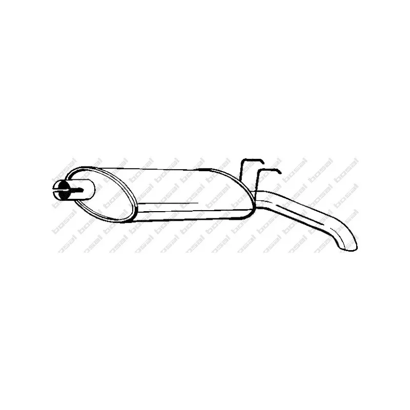 Silencieux arrière BOSAL 200-179