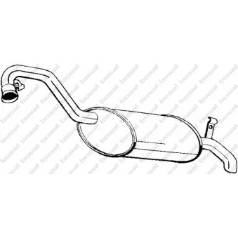 Silencieux arrière BOSAL 200-209
