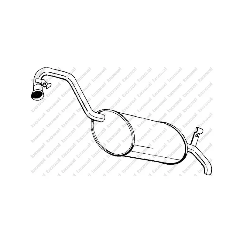 Silencieux arrière BOSAL 200-211