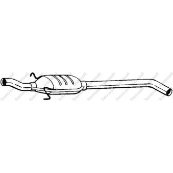 Silencieux central BOSAL 200-213