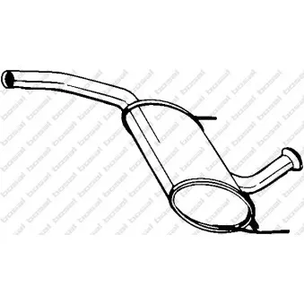 Silencieux central BOSAL 200-221