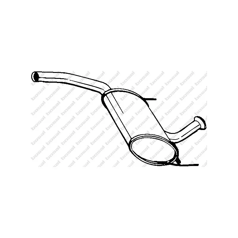 Silencieux central BOSAL 200-221