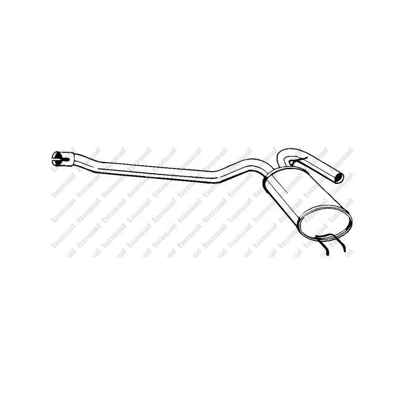 Silencieux central BOSAL 200-227