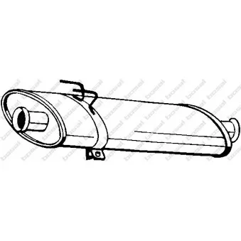 Silencieux central BOSAL 200-269