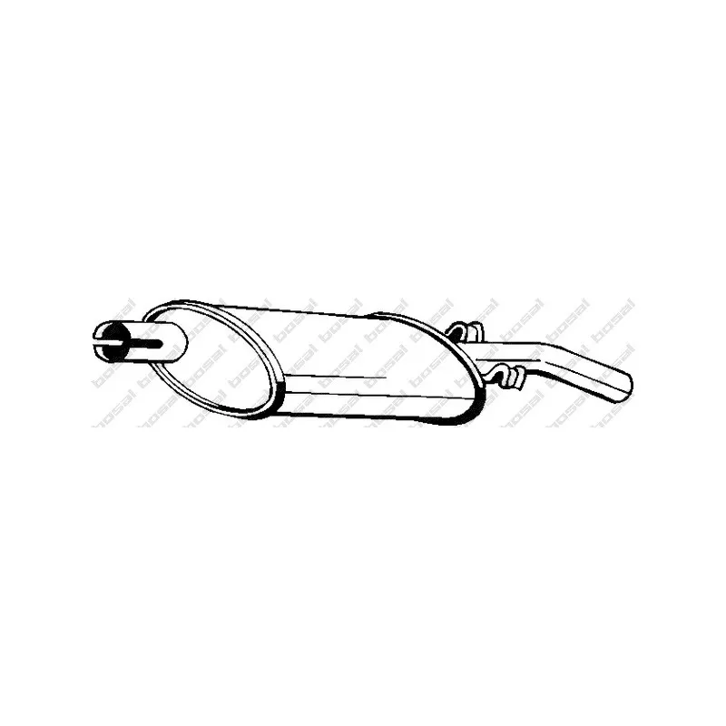 Silencieux arrière BOSAL 200-397