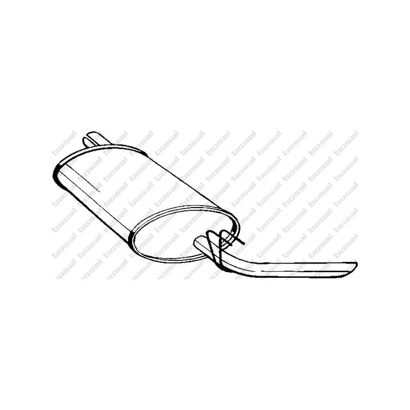 Silencieux arrière BOSAL 200-399