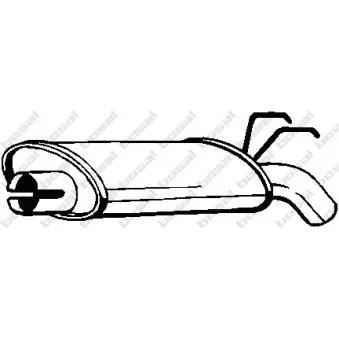 Silencieux arrière BOSAL 200-499