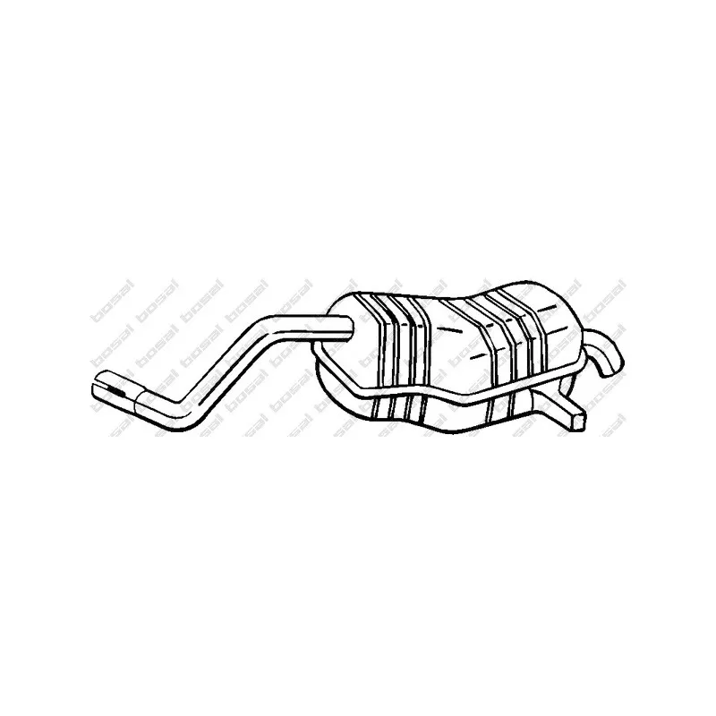 Silencieux arrière BOSAL 200-515
