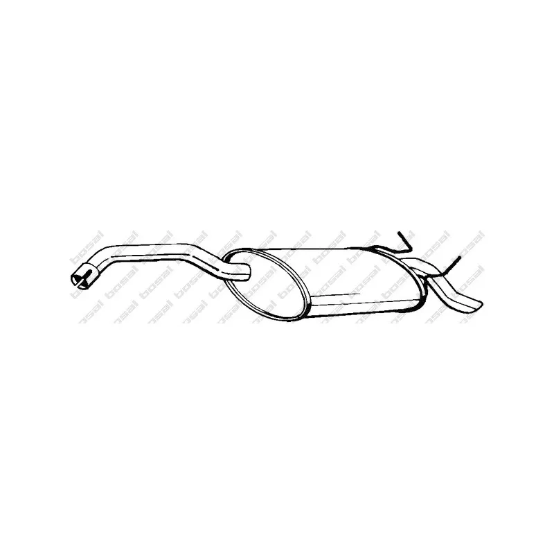 Silencieux arrière BOSAL 200-543