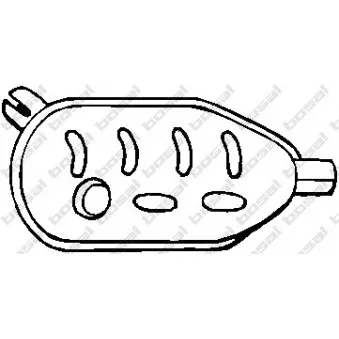 Silencieux avant BOSAL 200-627