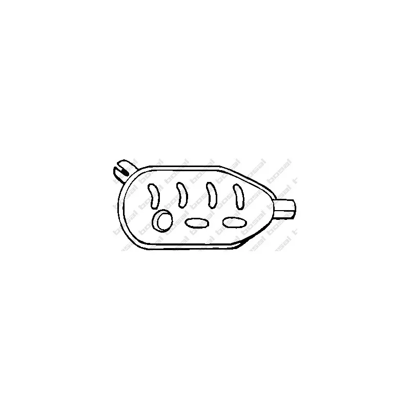 Silencieux avant BOSAL 200-627