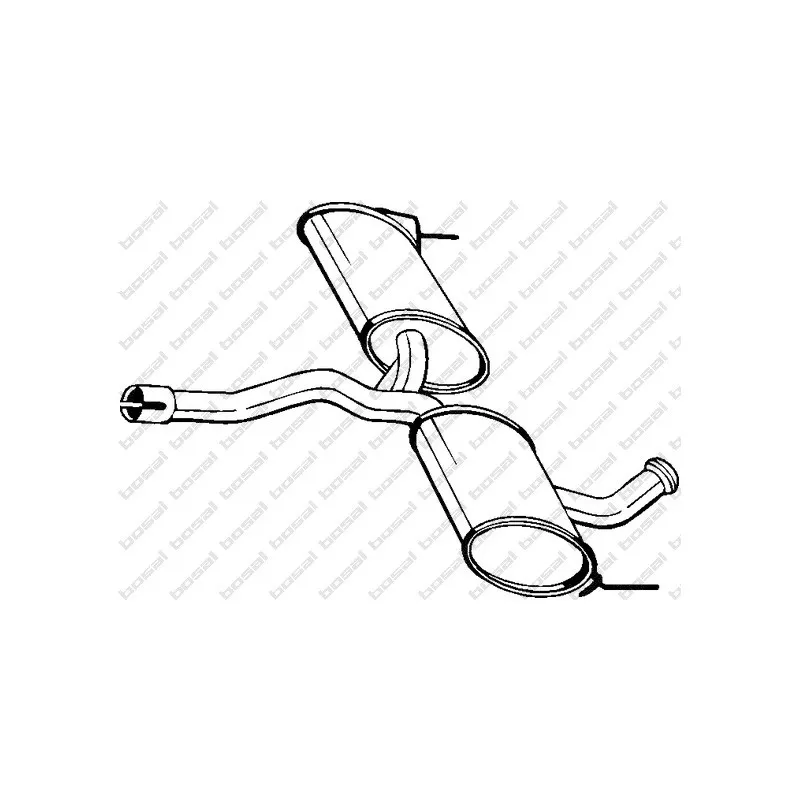 Silencieux central BOSAL 200-731