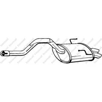 Silencieux arrière BOSAL 200-803