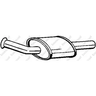 Silencieux central BOSAL 200-811