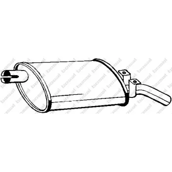 Silencieux arrière BOSAL 200-953