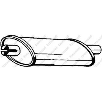 Silencieux central BOSAL 200-957