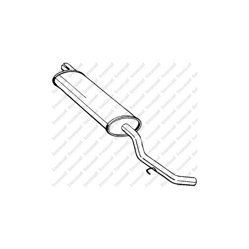 Silencieux arrière BOSAL 200-959