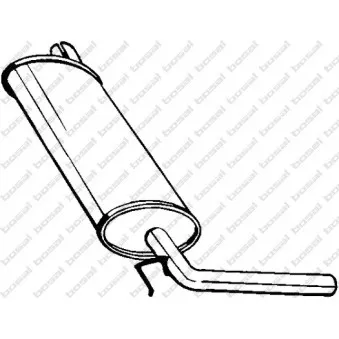 Silencieux arrière BOSAL 200-965