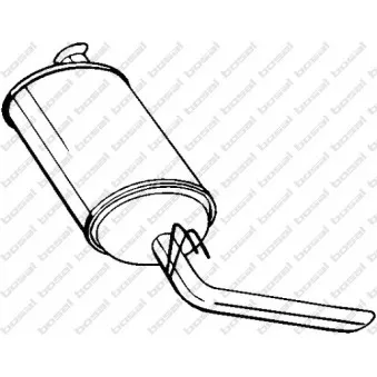 Silencieux arrière BOSAL 200-971