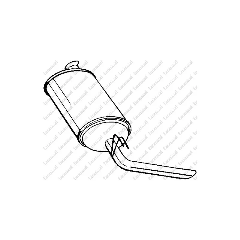 Silencieux arrière BOSAL 200-989